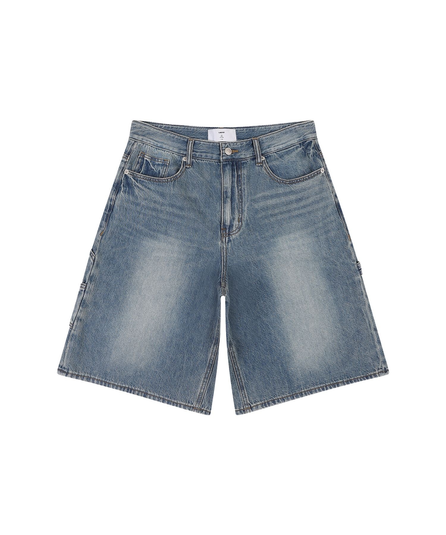 랩원오원 THEO CARPENTER TIN WASH BERMUDA PANTS