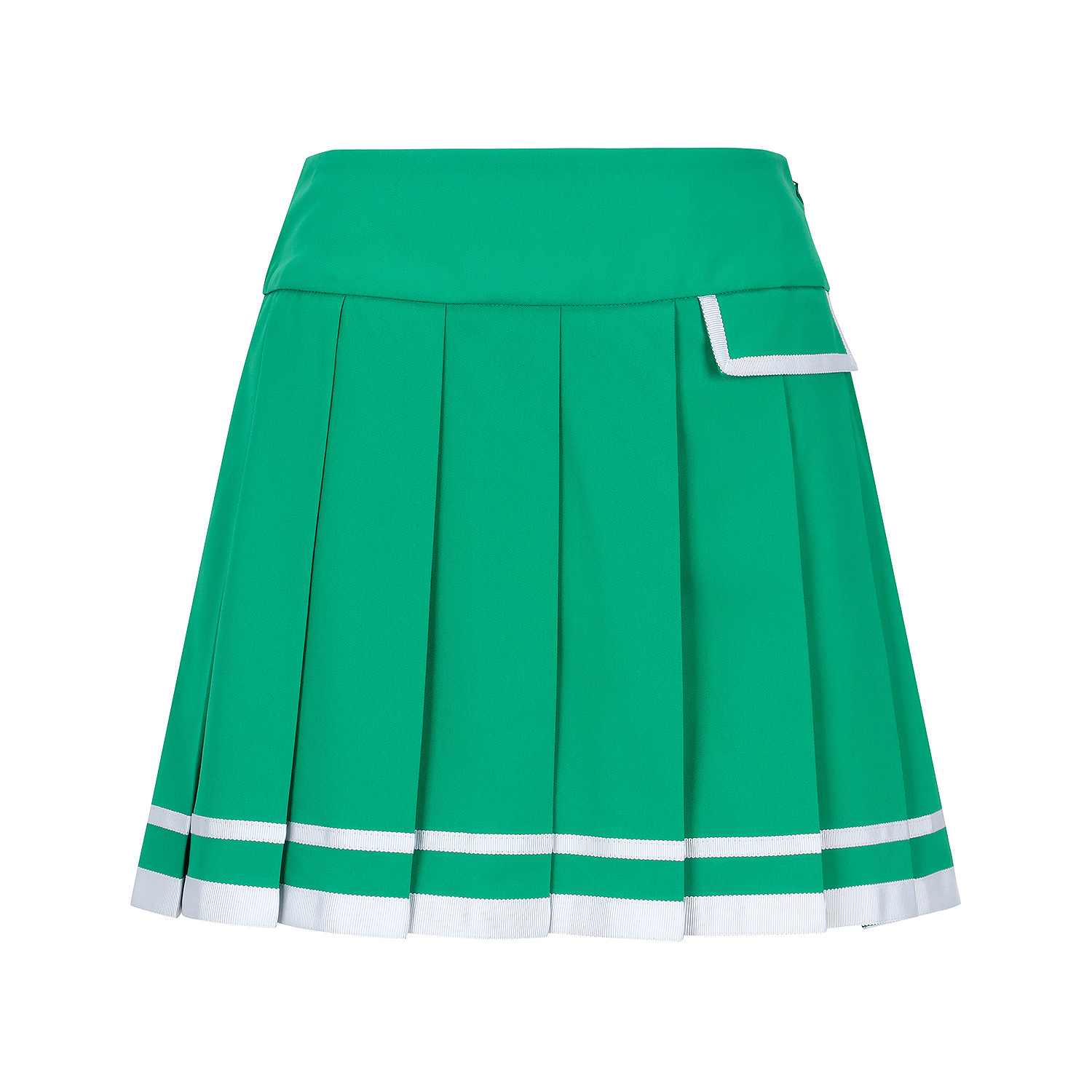 [패세라][정상가 398000원]여성 컬러라인 플리츠 큐롯 그린 (QW0ECU20522)