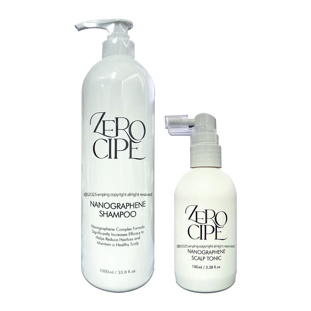 제로시피 나노그래핀 샴푸 1000ml + 스칼프 토닉 100ml