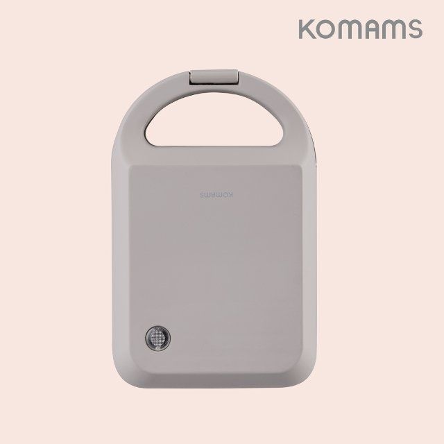 보만코리아 코맘스 1구 샌드위치 와플메이커 그레이 - WM1169G