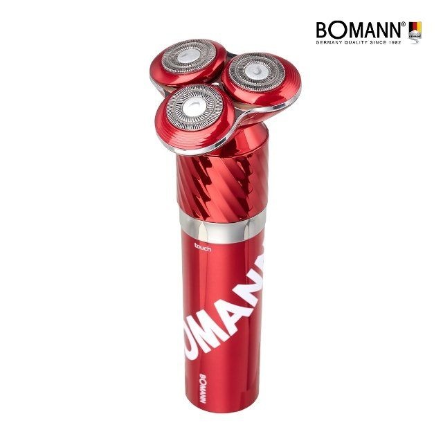 보만 마그넷 원터치 전기면도기 코털제거기 세트 레드