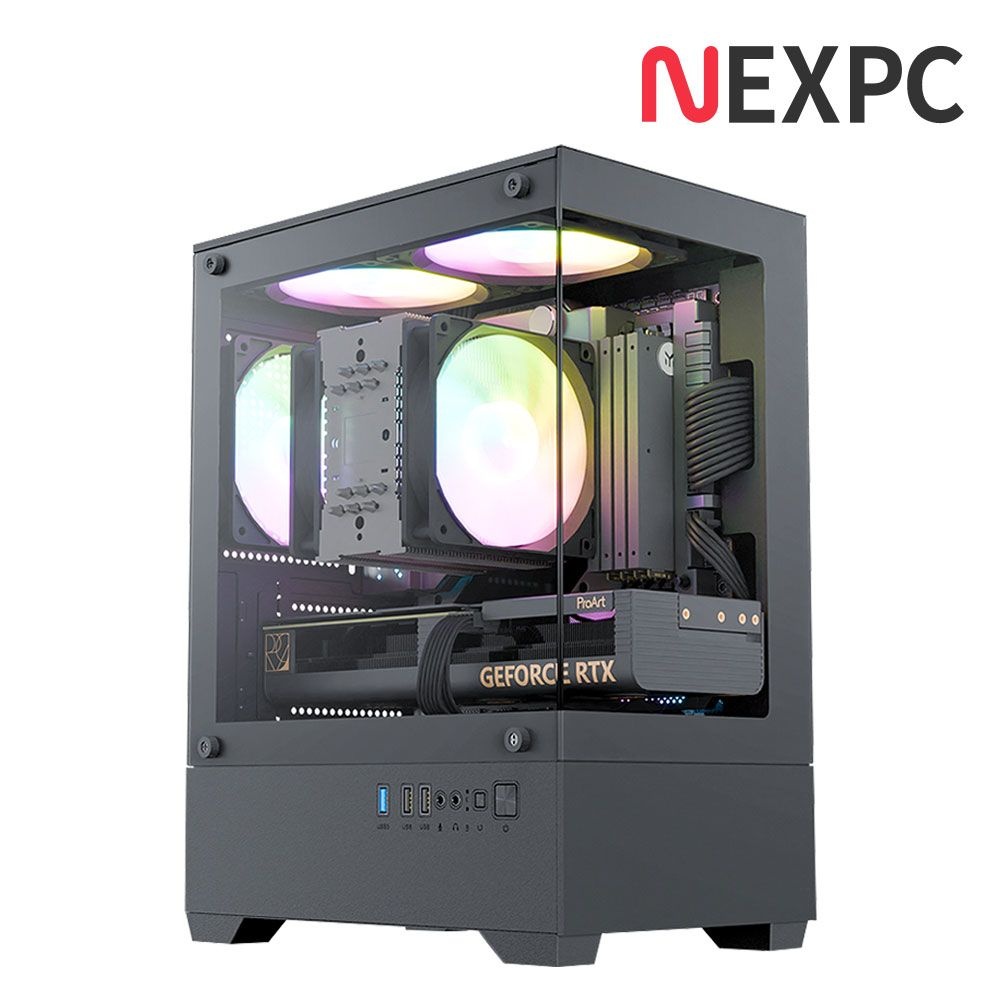 넥스피씨 RTX5060 조립PC본체 데스크탑 게임용 사무용 컴퓨터 롤 배그 14400F H139