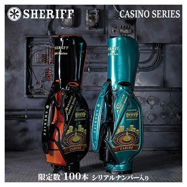 [해외] 10844298 SHERIFF 2025 1st STANDARD 카지노 시리즈 캐디백 시리얼 넘버 선반 골프