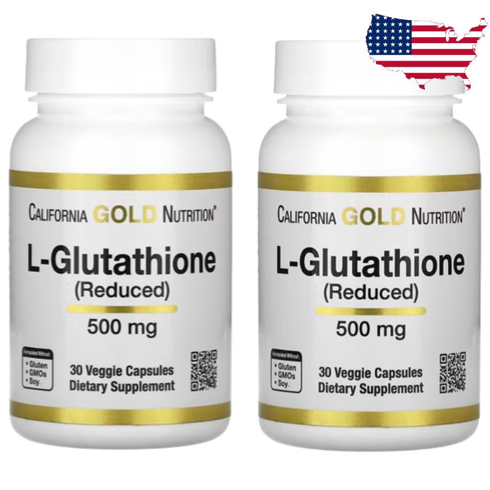 [해외] 아이허브 글루타치온 500mg 글로타치온 환원형 캘리포니아 골드 뉴트리션 30정 2개세트
