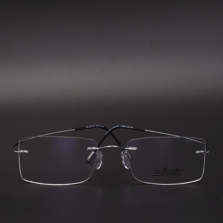 실루엣 실루엣 5515 BH 7011 51mm 실루엣 무테안경 유광실버