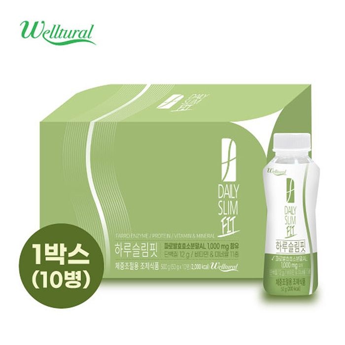 텐스페이스 TV홈쇼핑 최유라쇼 식사대용 단백질쉐이크 하루 슬림핏1BOX (10병)