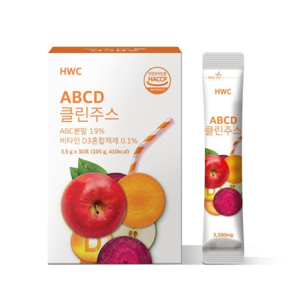 [패션플러스][(주)에이치더블유씨]HWC ABCD 클린 주스 빼빼주스 사과 당근 비트 2박스 (8853712)