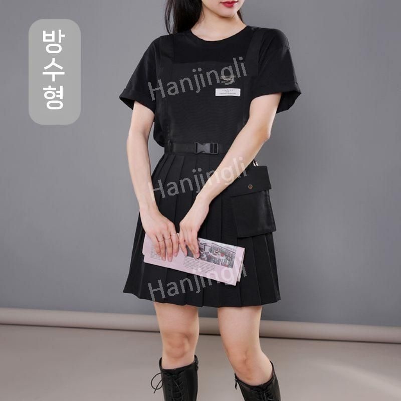 [중국 협력사]앞치마 아르바이트복 수납 포켓 미용실 방수