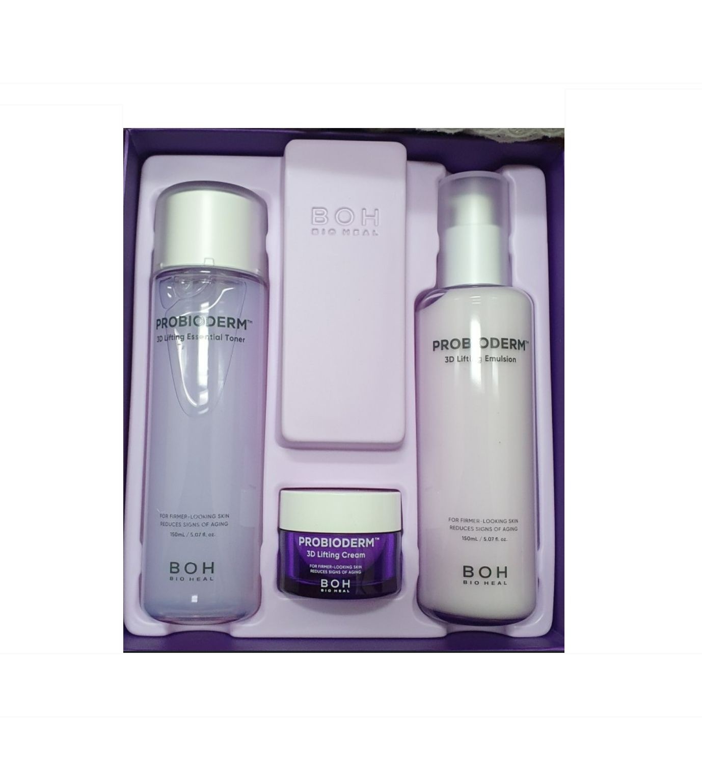 바이오힐보 프로바이오덤 3D 리프팅 2종세트 에센셜 토너 150ml + 에멀전 150ml + 리프팅 크림 15ml
