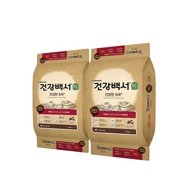 건강백서 순 건강한 6세 5.1kg 2개(총10.2kg)