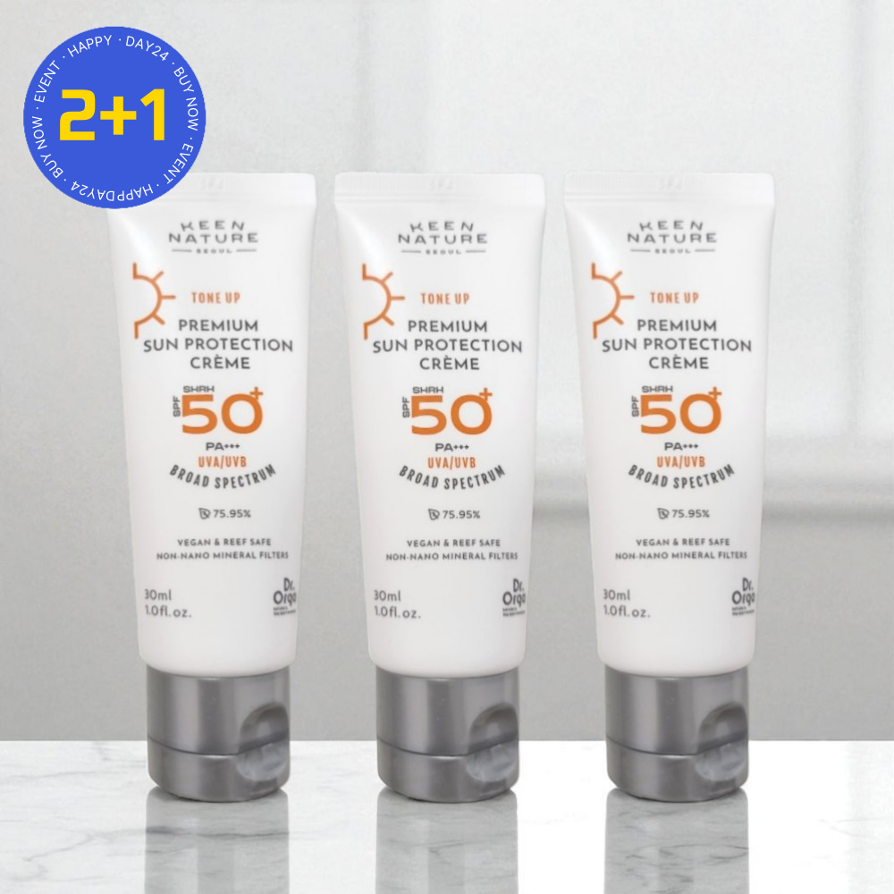 닥터올가 프리미엄 썬프로텍션 톤업 무기자차 선크림 30ml 3개