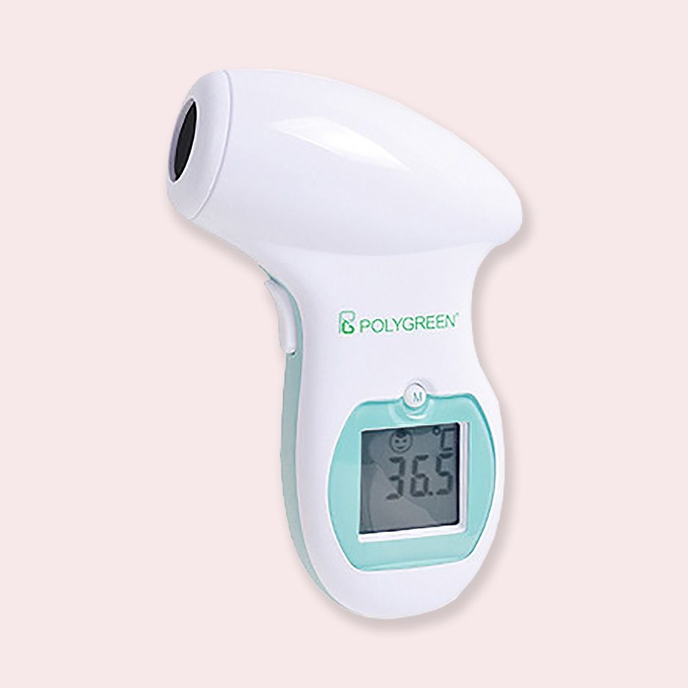 독일 폴리그린 비접촉 체온계 KI-8280 1초 온도 측정 유아 적외선 아이 병원 피부