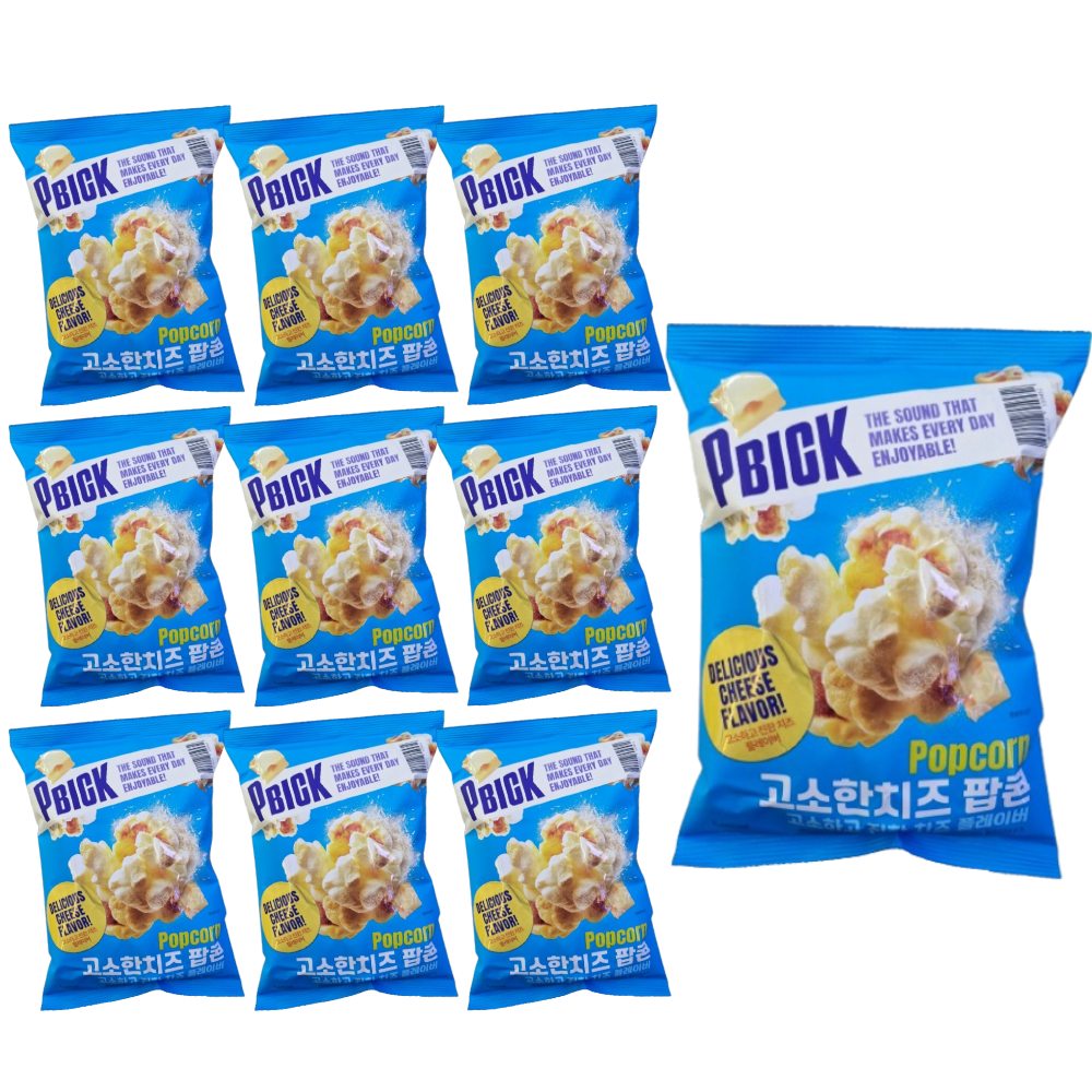 PBICK 고소한 치즈팝콘 75g x 10개 편의점스낵 신상과자