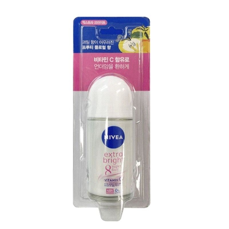 데오드란트 니베아 롤온 50ml 여름 땀냄새 제거 엑스트라 브라이트