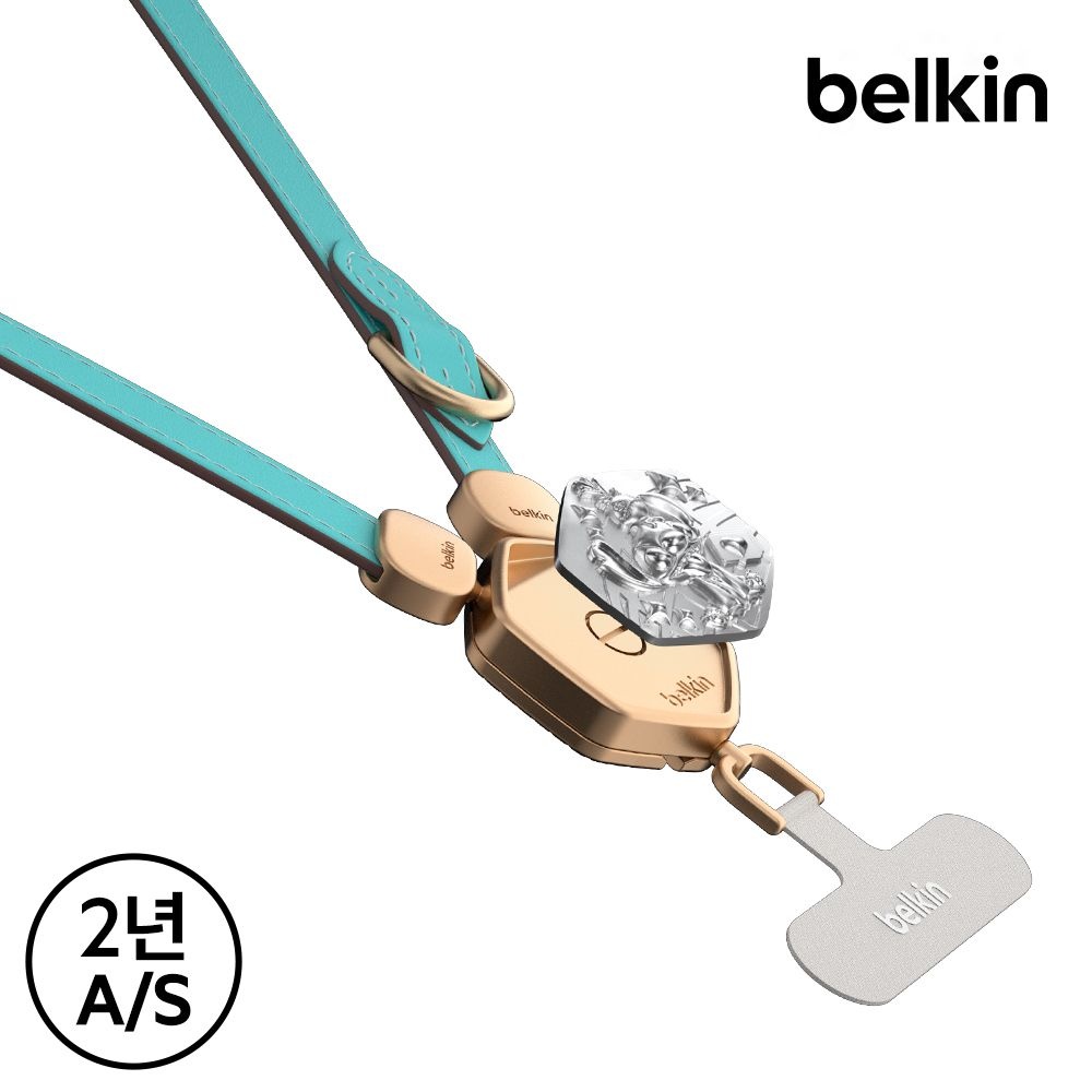 벨킨 디즈니 스티치 2in1 크로스바디 프리미엄 양면 가죽 스마트폰 스트랩 MSZ007LS
