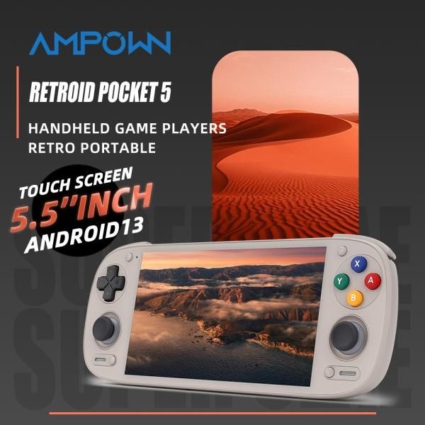 레트로 휴대용 게임기 추억의 고전게임 AMPOWN Retroid Pocket 5 RP5 게임 플레이어
