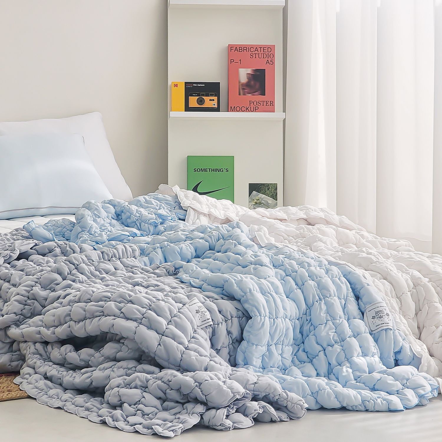 [롯데백화점] 리눔아티카 팡야 여름 냉감 양면 차렵이불S 3컬러