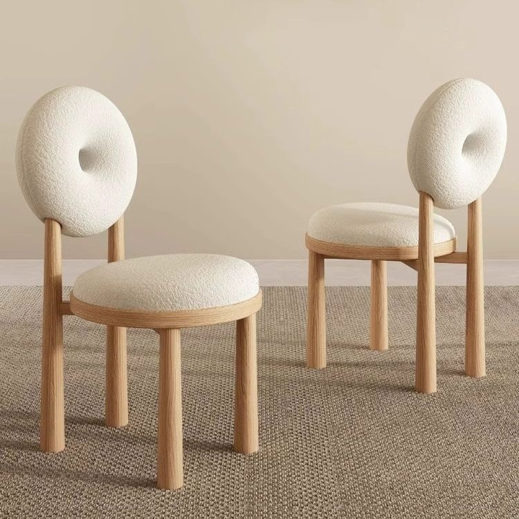 [해외] 원목 식탁 의자 메이크업 드레스룸 식당 카페 인테리어