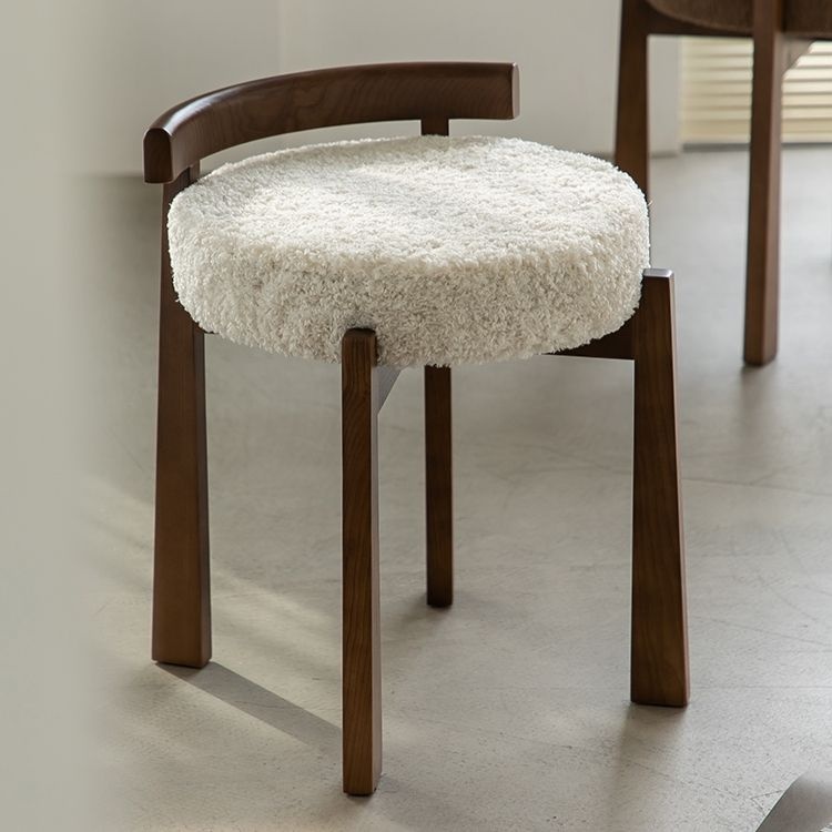 [해외] 원목 싱글 의자 스툴 카페 레스토랑 라운지 메이크업 현관문 신발장 의자