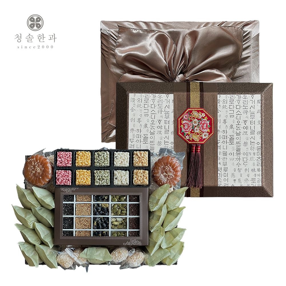 [청솔한과] 한과선물세트 비나리 3호(보자기)