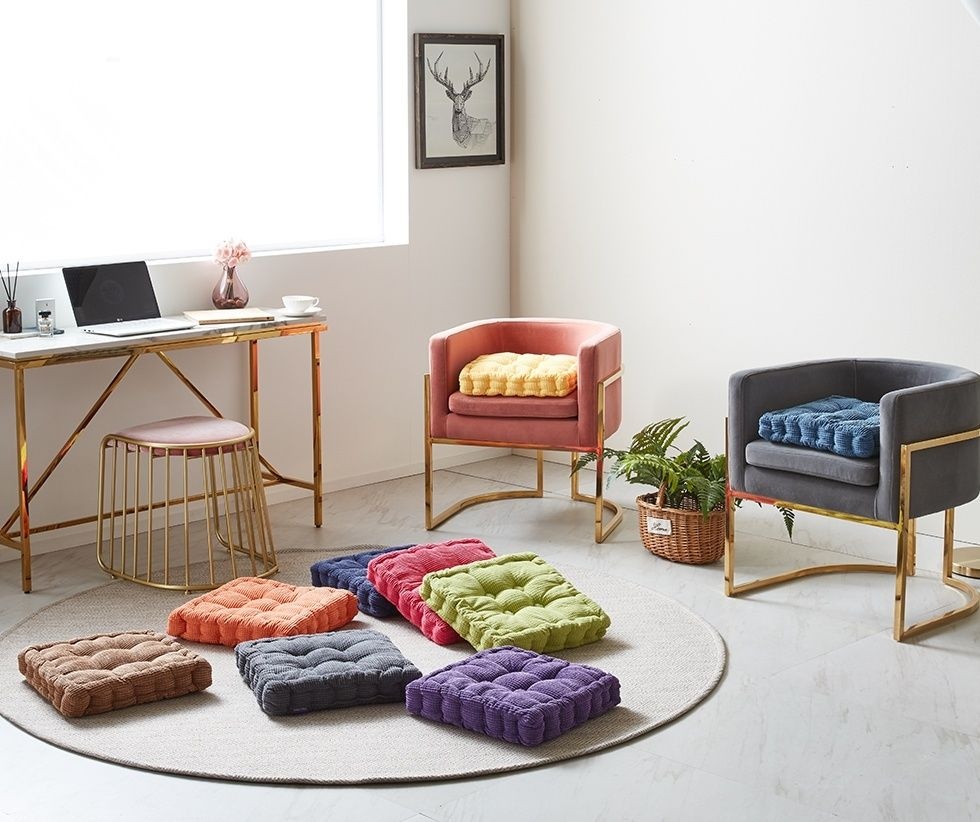 의자 방석 솜 두꺼운 푹신한 인테리어방석 식탁 학생 키높이 두툼 원형 사각 좌식 사무실