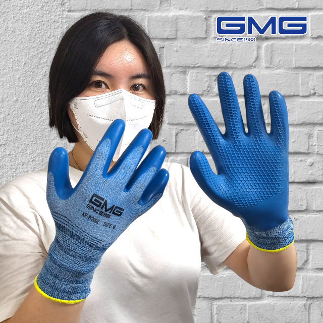 케이알세이프티 GMG 지엠지 에코그립 코팅장갑 W2002 친환경 튼튼한 내구성좋은 질긴 10켤레
