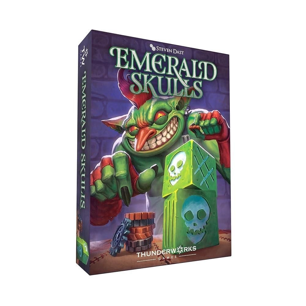 [해외] Thunderworks Games - Emerald Skulls | 실시간 베팅이 있는 주사위 게임 | 행운을 빕니다 전략 보드 게임 | 빠른 액션 카지노
