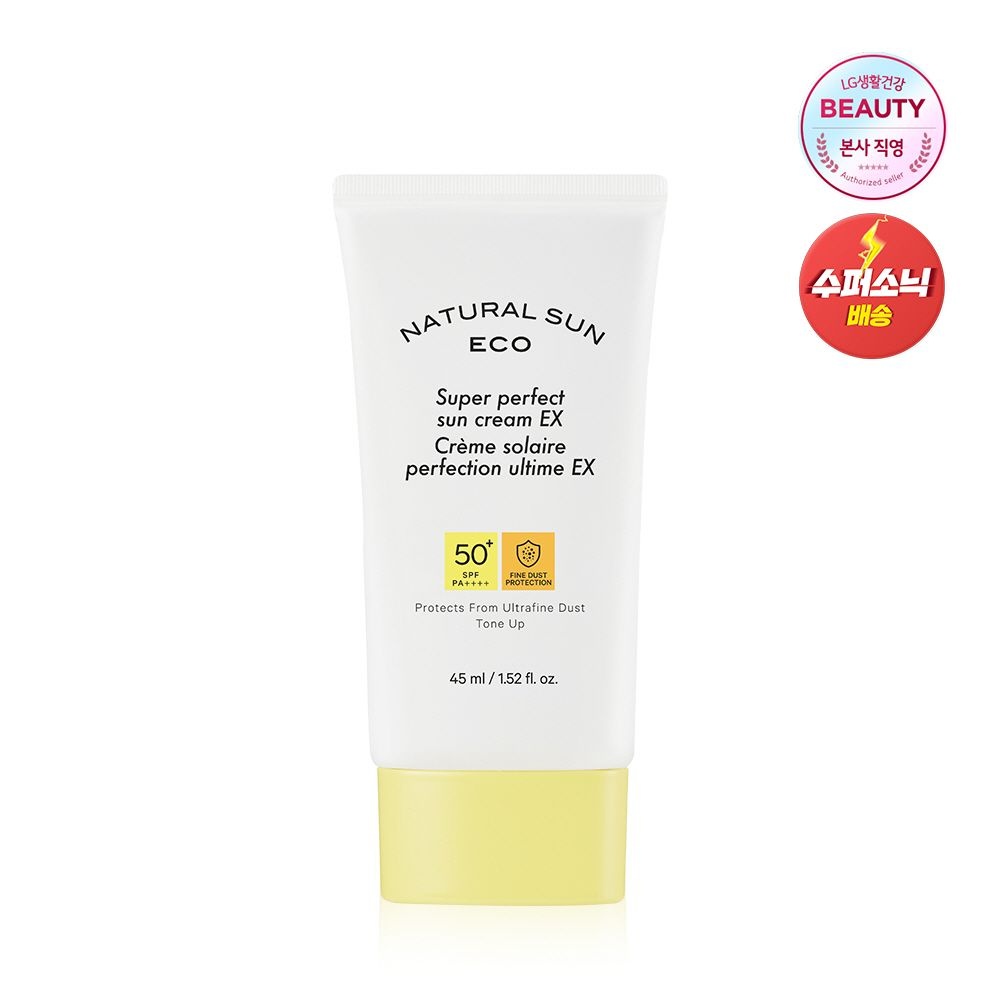 [오늘출발] 더페이스샵 내추럴선 에코 슈퍼 퍼펙트 선크림 EX 45ml