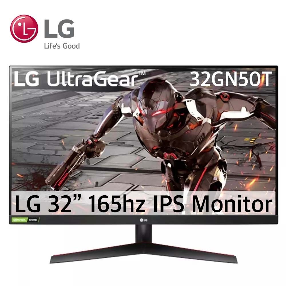 LG 32인치 165Hz 모니터 FHD 게이밍모니터 32GN50T 리퍼브