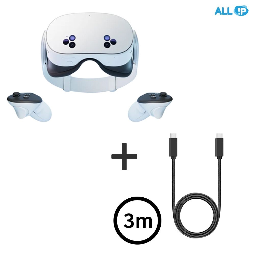 Meta Platforms Technologies, LLC 오큘러스 메타 퀘스트 3S meta quest 3s 128GB+ USB3.2 Gen2 C to C타입 20Gbps 100W 고속충전 PD 케이블 3m