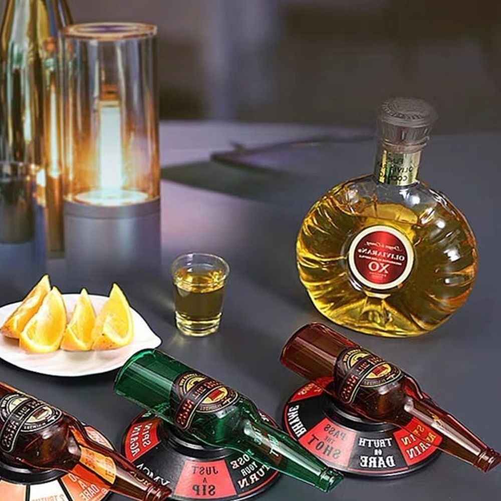 [샬라라 협력사][오늘출발] 샬라라 술자리 룰렛 보드 게임 술병 돌리기 파티용 돌림판 복불복 벌칙 뽑기 추첨기