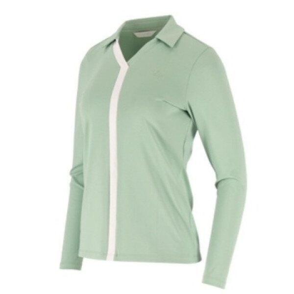 [모다아울렛][엘르골프]브이넥 셔츠형  티셔츠 6J25251-726A_SC 순천점