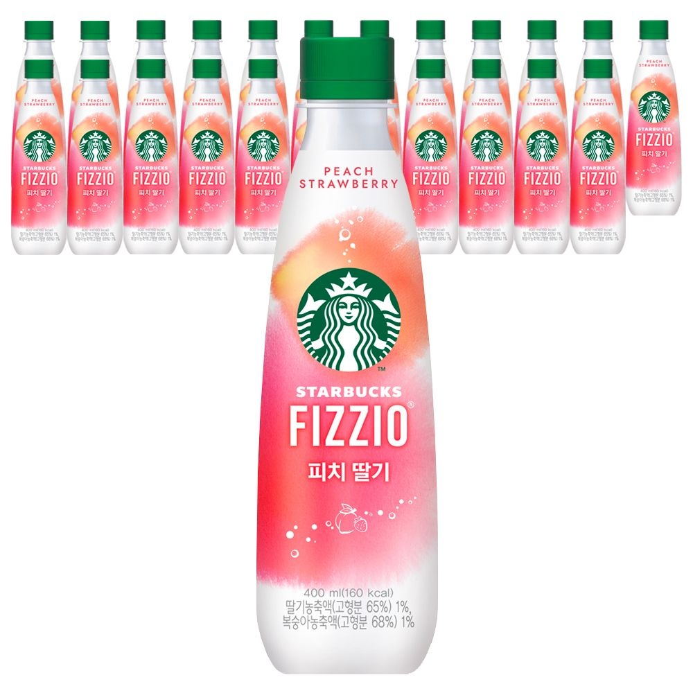 스타벅스 피지오 피치딸기 400ml x 24페트