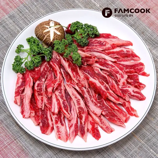 최종판매가 19,880원 / 미국산 초이스등급 꽃갈비살 늑간살 황제갈비살 400g*2팩(678번/손질완료)