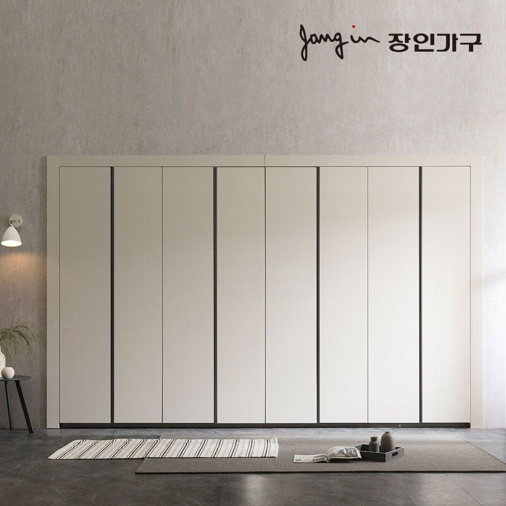 장인가구 단테 슬림 붙박이장 10cm