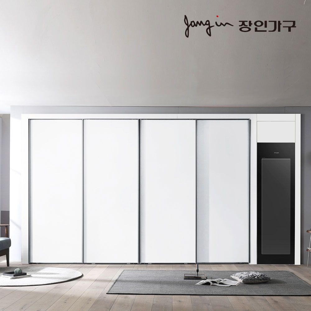 장인가구 단테 스탠다드 스타일러 슬라이딩 붙박이장 270cm