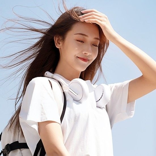 [브리즈홈]두손이 자유로운 USB 넥밴드 선풍기