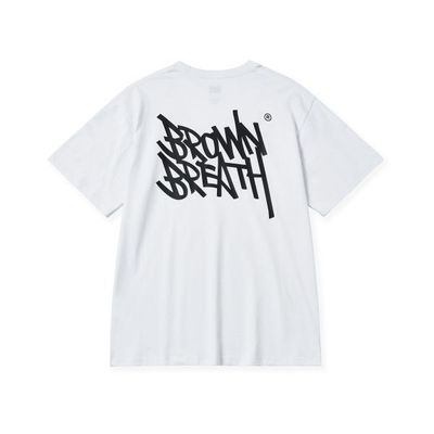 ★BROWNBREATH★ PIGMENT TAG TEE PURPLE PIGMENT TAG TEE - PURPLE - Brownbreath Online Store