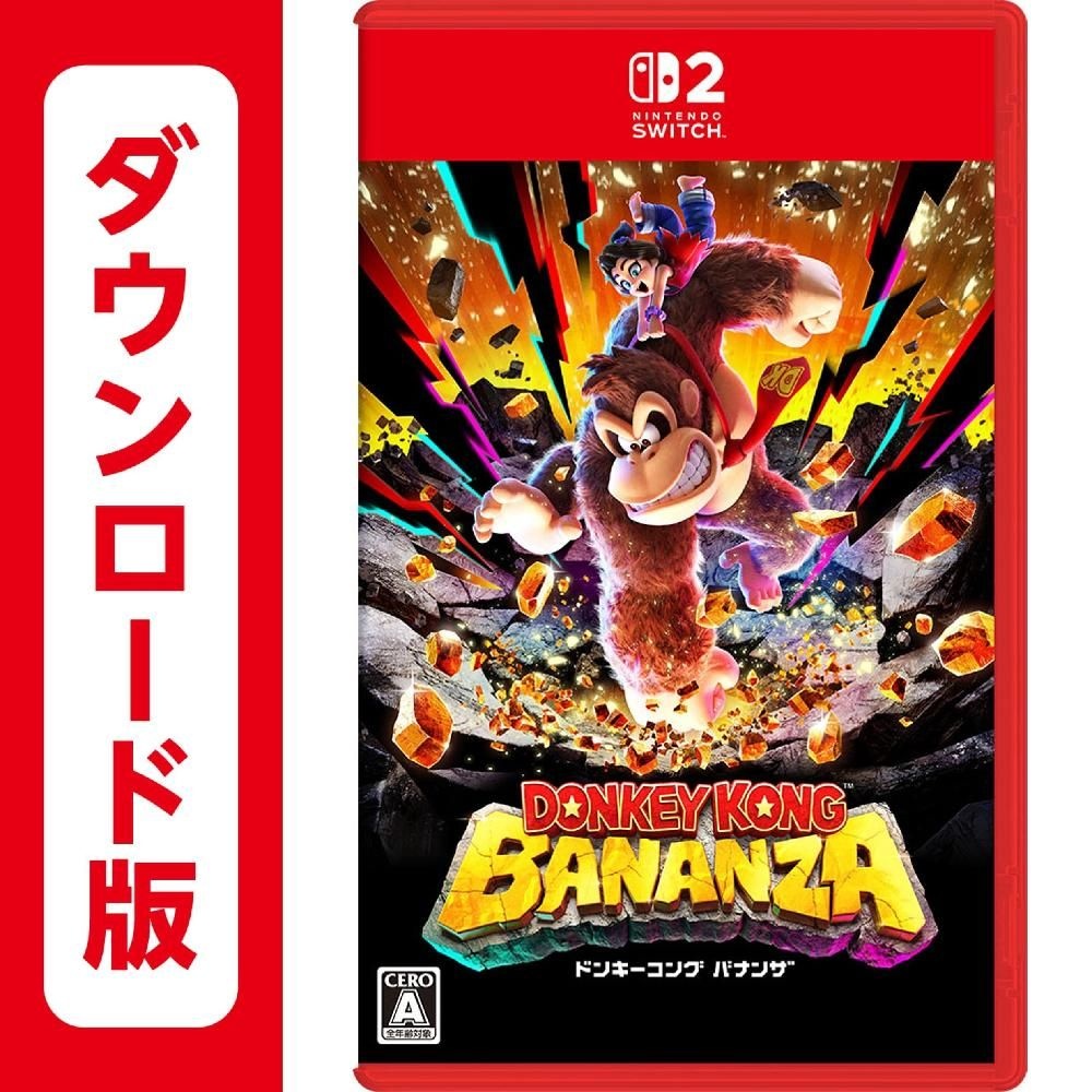 [해외] 동키콩 바난자 -Switch2  Amazon.co.jp 한정 특전 다이컷 스티커 3장 세트 포함