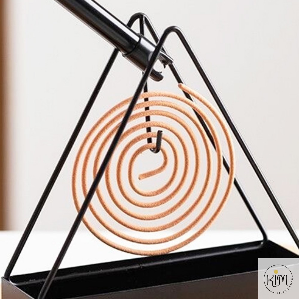 KIMINTER OEM [킴샵] 삼각형 간단 모기향 메탈 거치 홀더 여름철 모기방지 녹슬지않는소재