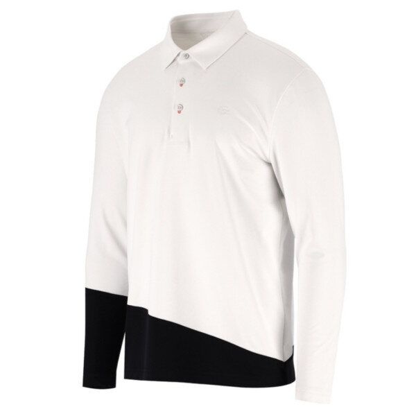 [모다아울렛][엘르골프]모다순천 브이 배색 포인트  티셔츠 6J15253Y_SC 순천점