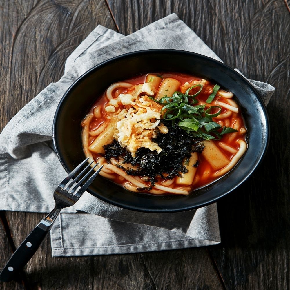 주)오옛떡 오빠네옛날떡볶이 우볶이세트 구성품(떡2인분 어묵3장 소스140g 2개 우동면200g 떡5알