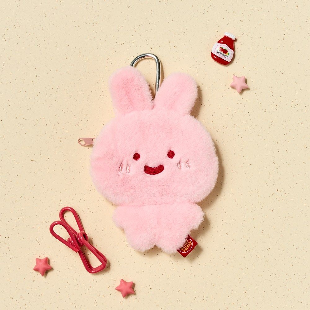 버터샵 [버터샵] 뽀송뽀송 스크래빗 바디 코인 파우치