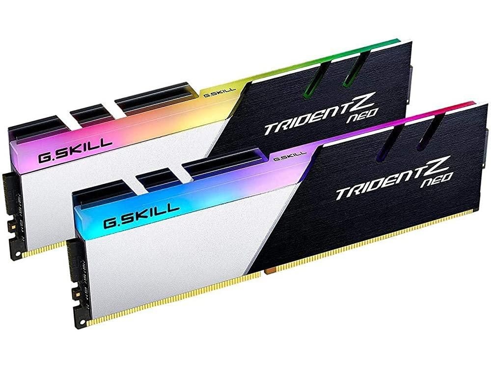 G.SKILL [해외] G.Skill Trident Z Neo 시리즈 32GB (2 x 16GB) SDRAM DDR4 PC4-28800 CL16 데스크탑 메모리 (F4-3600C16D-32GTZNC)