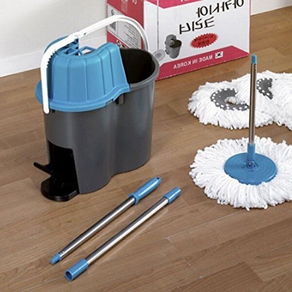 마대걸레 극세사 밀대 물 통돌이걸레 회전 막대-WE71383