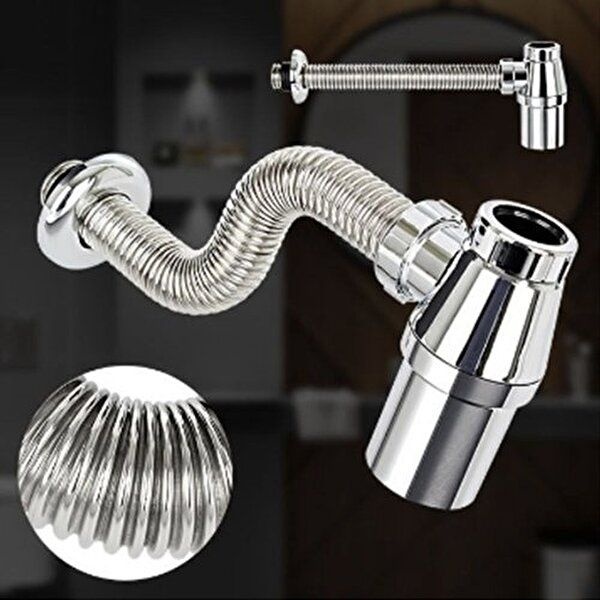 세면대배수관 망치트랩 세면대부속품 P트랩-WE71748