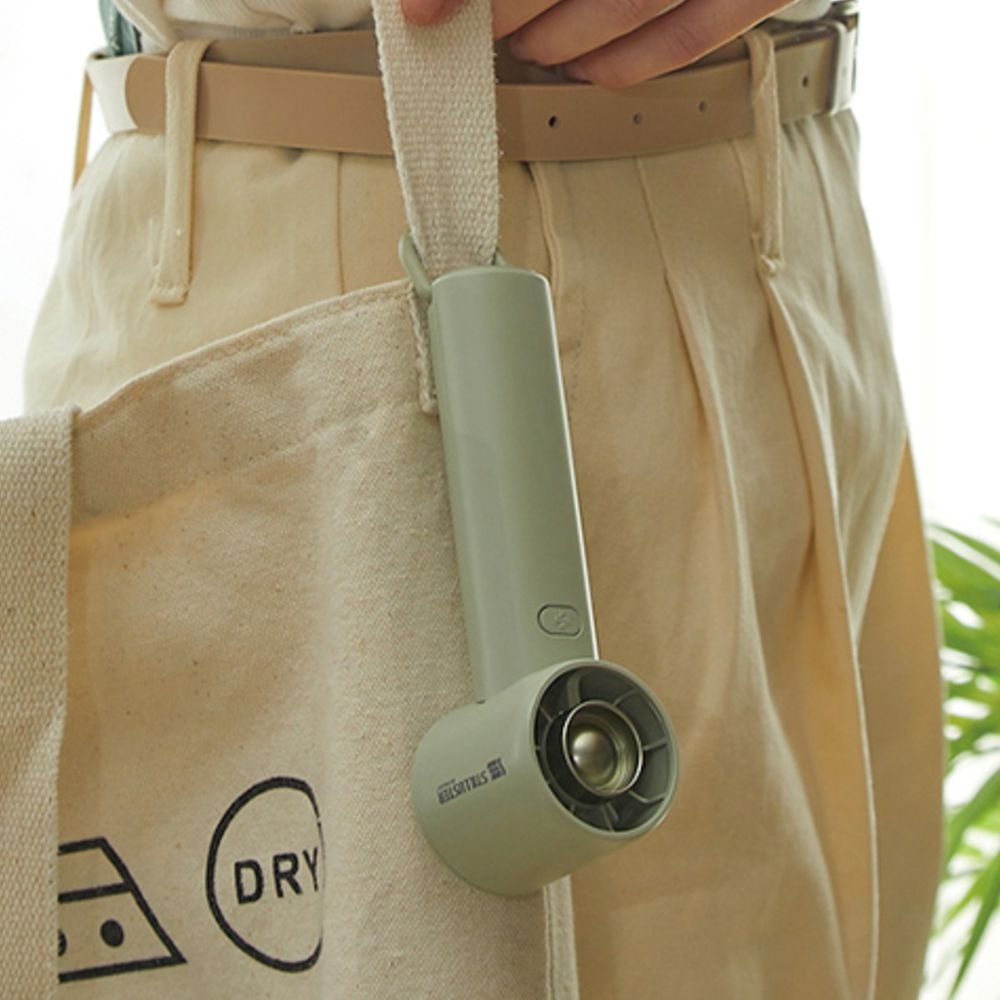 그리다컴퍼니 협력사 휴대용 데스크 터빈형 미니 선풍기 USB 냉풍 저소음 책상용 미니손풍기 고리형