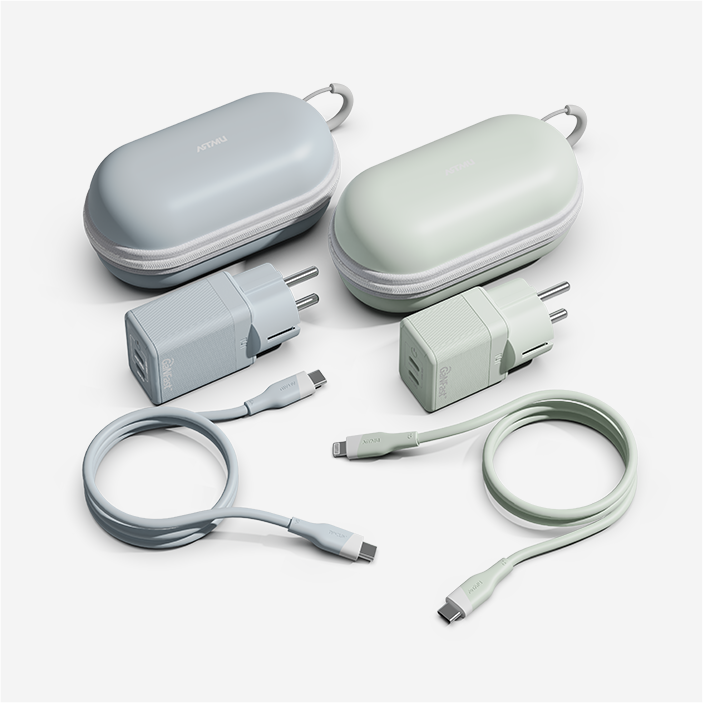 USB PD 45W 초고속 충전기 C타입 케이블 세트 스타터팩