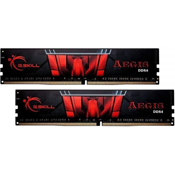 [해외] G.SKILL AEGIS 시리즈 (XMP) DDR4 RAM 16GB (2x8GB) 3200MT/s CL16-18-18-38 1.35V 인텔 AMD 데스크탑 컴퓨터 메모리 UDIMM