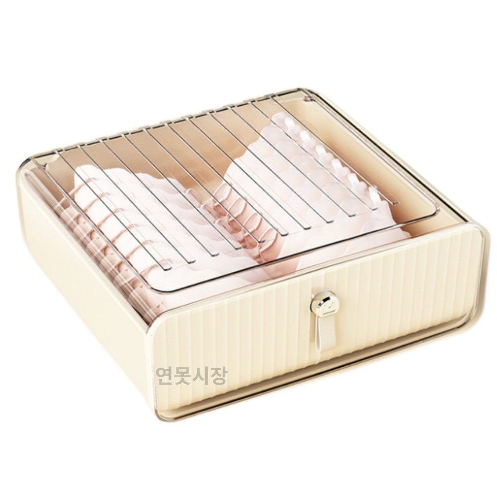 서희물류 슬라이딩 속옷 정리함 1칸 옷장 서랍 수납박스 칸막이형 정돈함